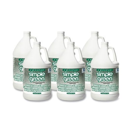 Sunshine Makers SimplGreen, Crystal Industrial Cleaner/degreaser, 1gal, 6PK 19128